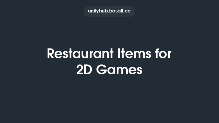 Restaurant Items for 2D Games Thumbnail
