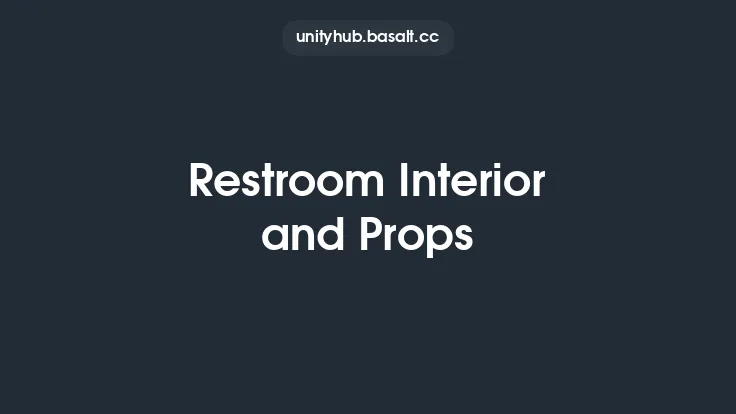 Restroom Interior and Props Thumbnail