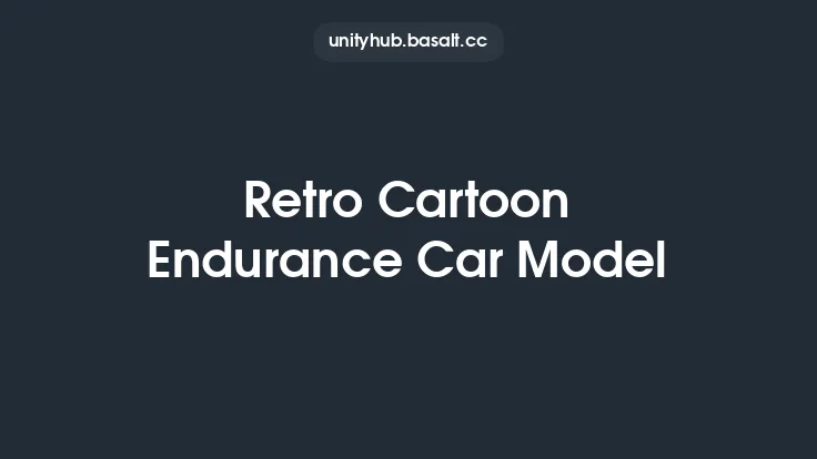 Retro Cartoon Endurance Car Model Thumbnail