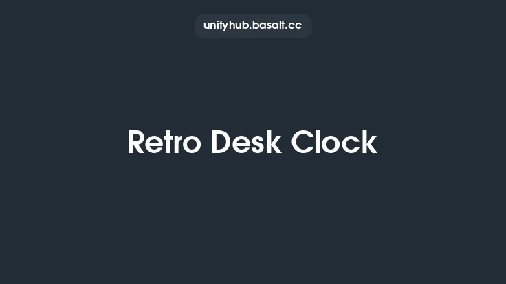 Retro Desk Clock Thumbnail