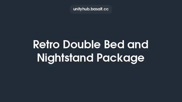 Retro Double Bed and Nightstand Package Thumbnail