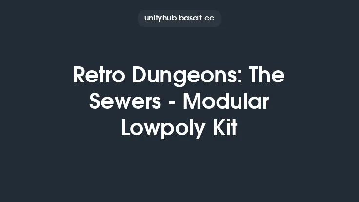 Retro Dungeons: The Sewers - Modular Lowpoly Kit Thumbnail