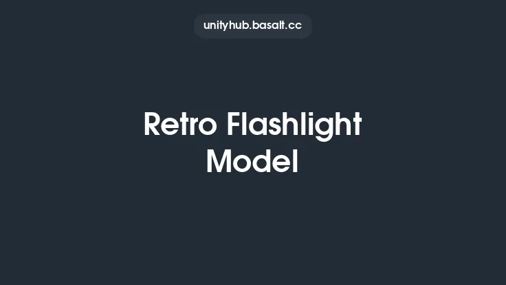 Retro Flashlight Model Thumbnail