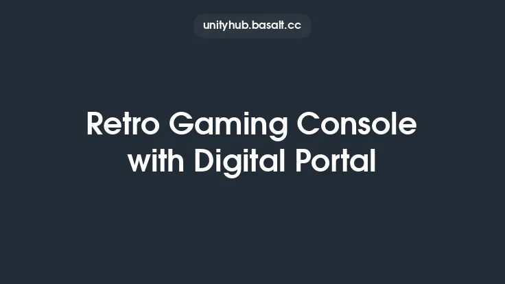 Retro Gaming Console with Digital Portal Thumbnail