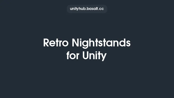 Retro Nightstands for Unity Thumbnail