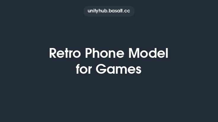 Retro Phone Model for Games Thumbnail
