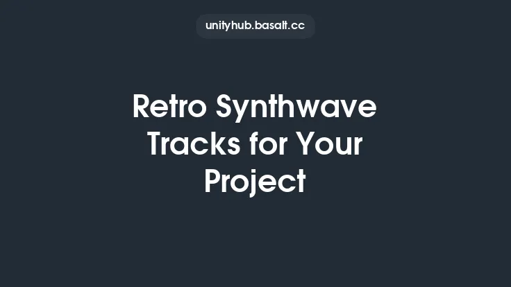 Retro Synthwave Tracks for Your Project Thumbnail