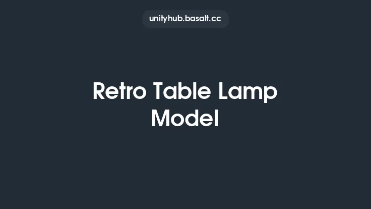 Retro Table Lamp Model Thumbnail