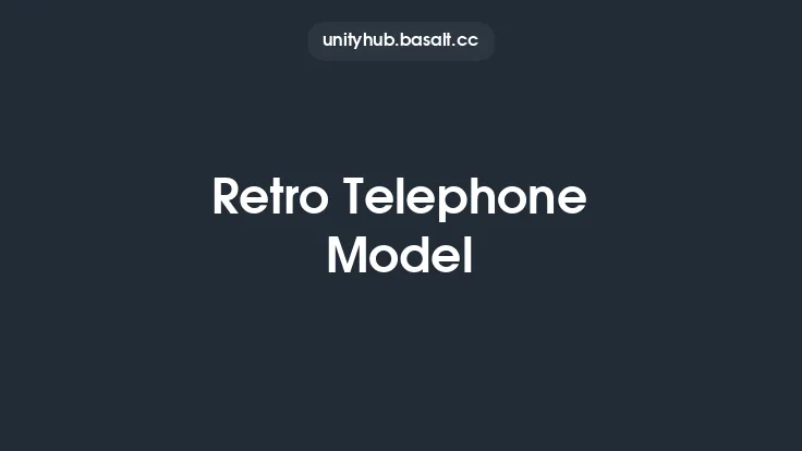 Retro Telephone Model Thumbnail