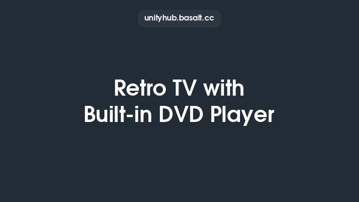 Retro TV with Built-in DVD Player Thumbnail