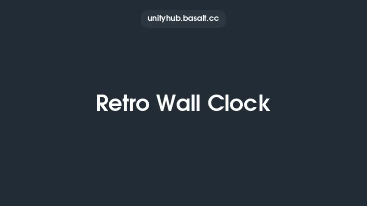 Retro Wall Clock Thumbnail