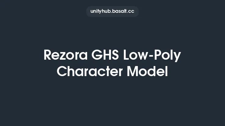 Rezora GHS Low-Poly Character Model Thumbnail