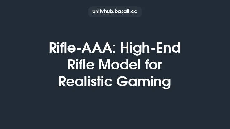 Rifle-AAA: High-End Rifle Model for Realistic Gaming Thumbnail