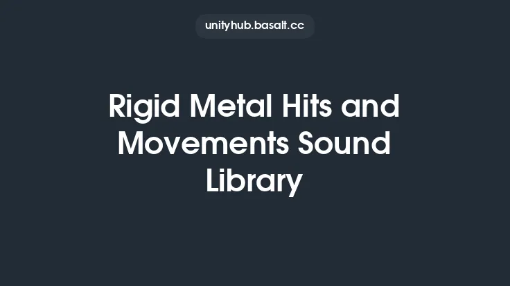 Rigid Metal Hits and Movements Sound Library Thumbnail
