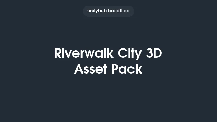 Riverwalk City 3D Asset Pack Thumbnail