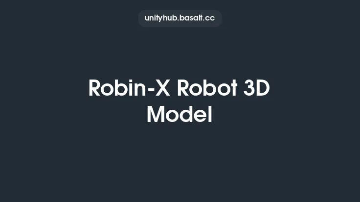 Robin-X Robot 3D Model Thumbnail