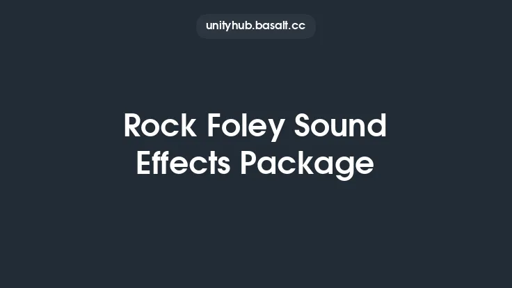 Rock Foley Sound Effects Package Thumbnail