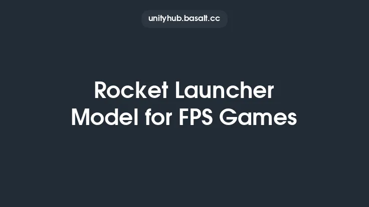Rocket Launcher Model for FPS Games Thumbnail