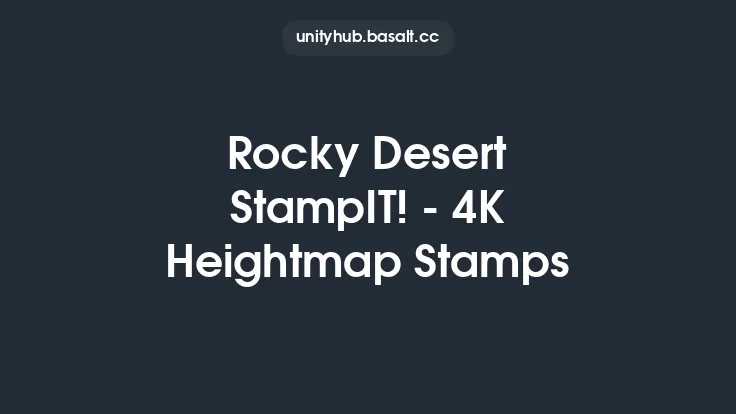 Rocky Desert StampIT! - 4K Heightmap Stamps Thumbnail