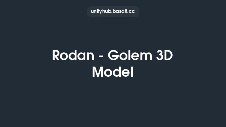 Rodan - Golem 3D Model Thumbnail