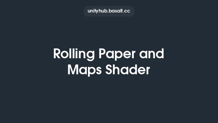 Rolling Paper and Maps Shader Thumbnail
