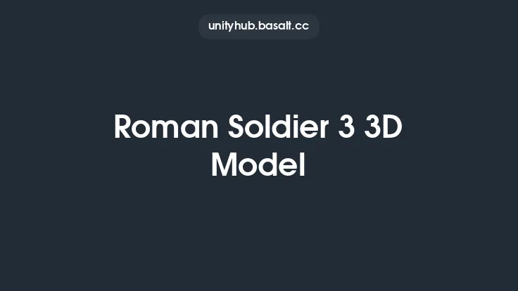 Roman Soldier 3 3D Model Thumbnail