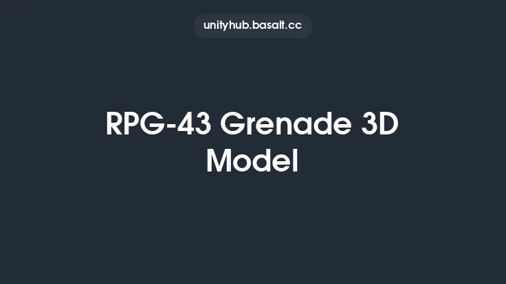 RPG-43 Grenade 3D Model Thumbnail