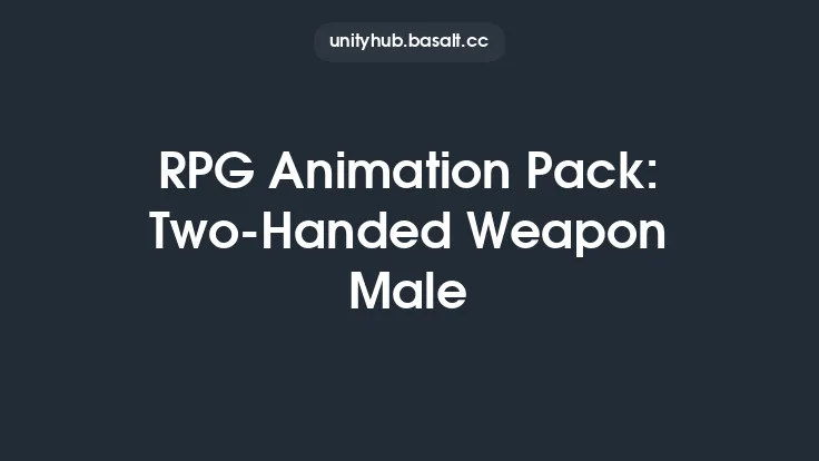RPG Animation Pack: Two-Handed Weapon Male Thumbnail