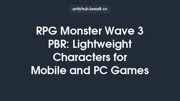 RPG Monster Wave 3 PBR: Lightweight Characters for Mobile and PC Games Thumbnail