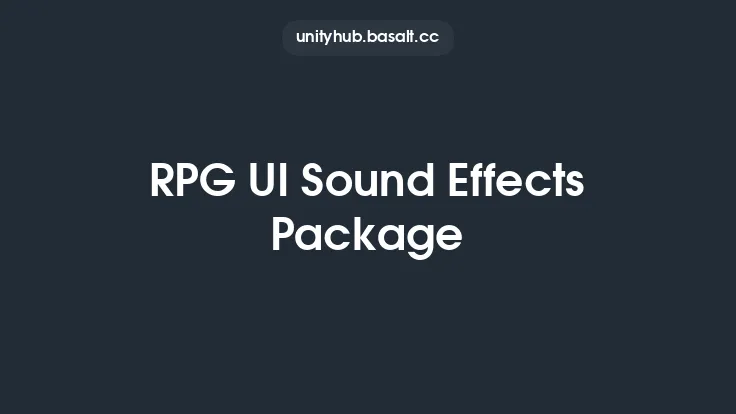 RPG UI Sound Effects Package Thumbnail