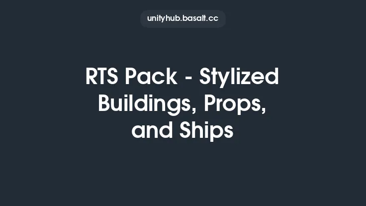 RTS Pack - Stylized Buildings, Props, and Ships Thumbnail