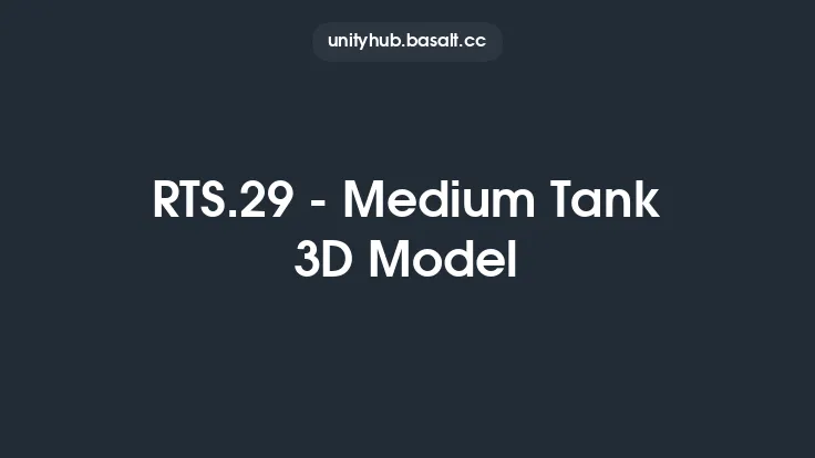 RTS.29 - Medium Tank 3D Model Thumbnail