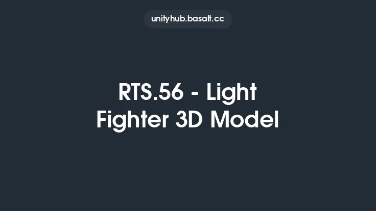 RTS.56 - Light Fighter 3D Model Thumbnail