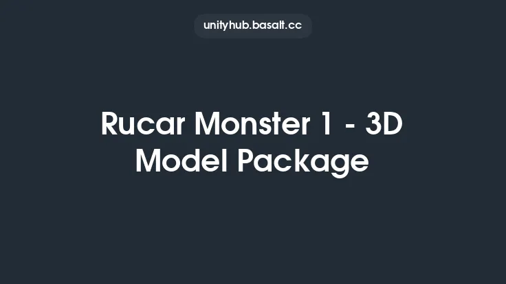 Rucar Monster 1 - 3D Model Package Thumbnail