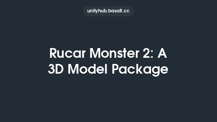 Rucar Monster 2: A 3D Model Package Thumbnail