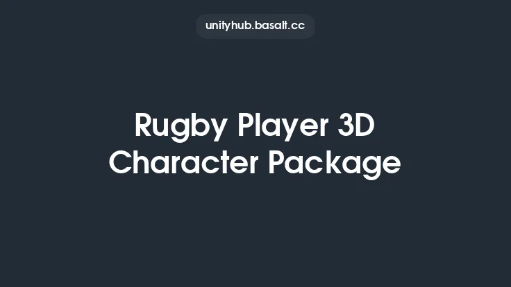 Rugby Player 3D Character Package Thumbnail