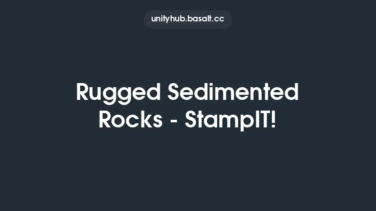 Rugged Sedimented Rocks - StampIT! Thumbnail