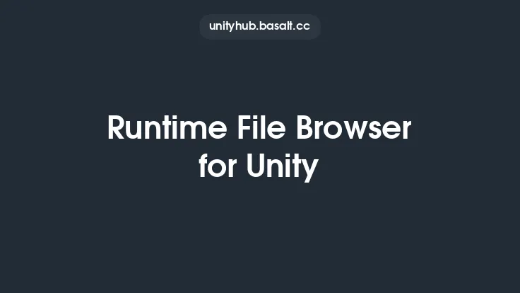 Runtime File Browser for Unity Thumbnail