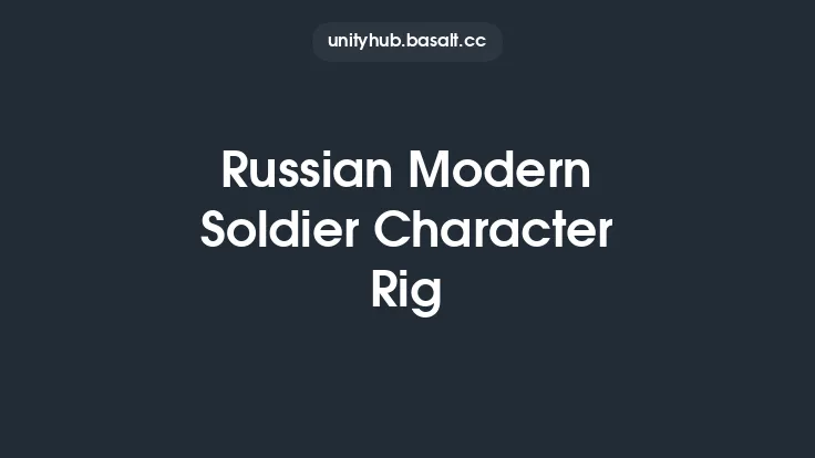 Russian Modern Soldier Character Rig Thumbnail