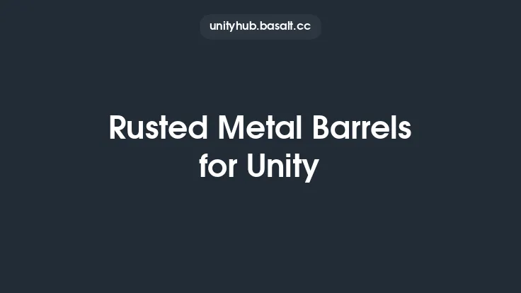 Rusted Metal Barrels for Unity Thumbnail