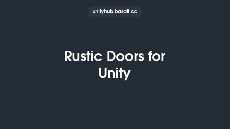 Rustic Doors for Unity Thumbnail