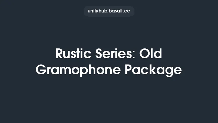 Rustic Series: Old Gramophone Package Thumbnail