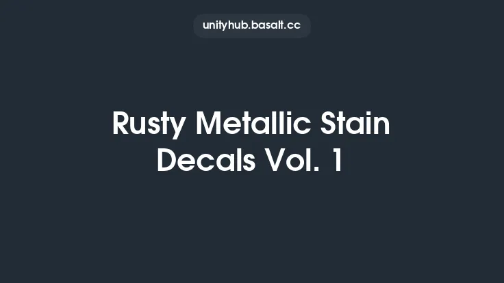 Rusty Metallic Stain Decals Vol. 1 Thumbnail