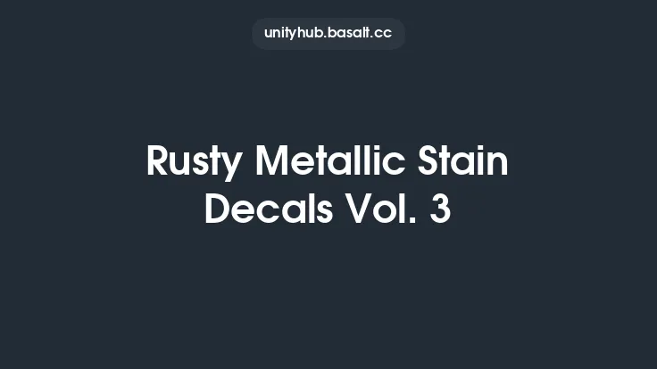 Rusty Metallic Stain Decals Vol. 3 Thumbnail
