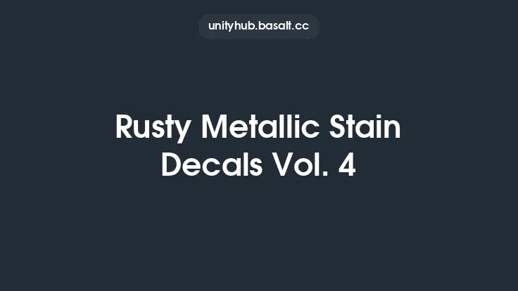 Rusty Metallic Stain Decals Vol. 4 Thumbnail