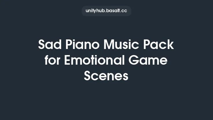 Sad Piano Music Pack for Emotional Game Scenes Thumbnail