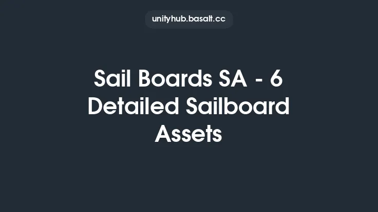 Sail Boards SA - 6 Detailed Sailboard Assets Thumbnail