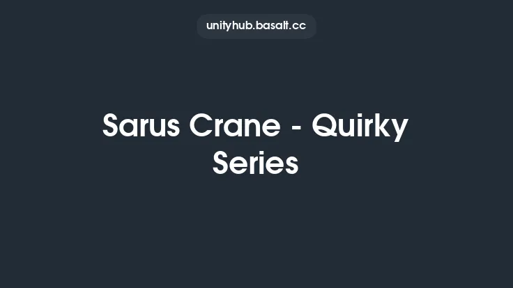 Sarus Crane - Quirky Series Thumbnail