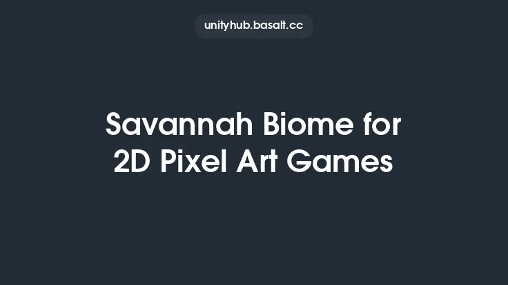 Savannah Biome for 2D Pixel Art Games Thumbnail