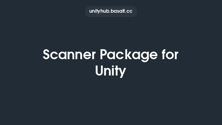Scanner Package for Unity Thumbnail